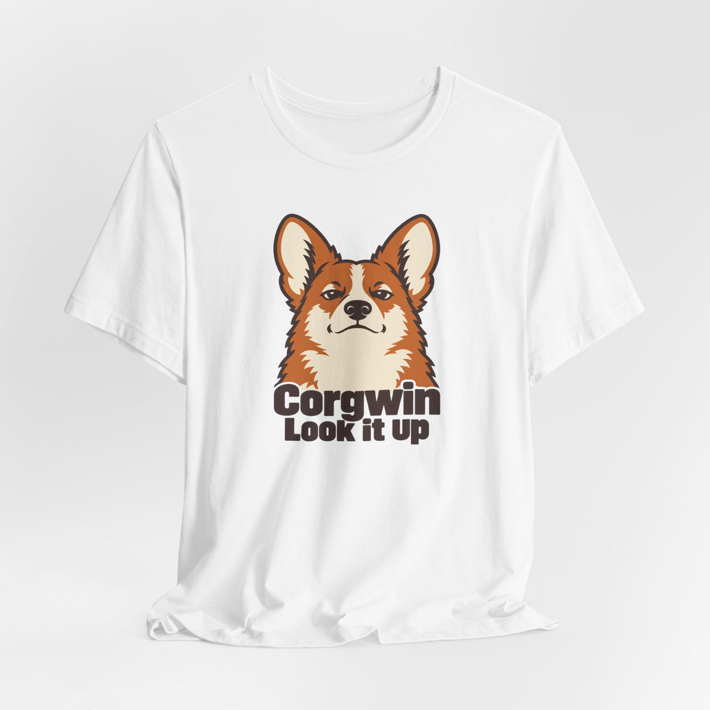 Corgwin Look It Up Corgi T-Shirt