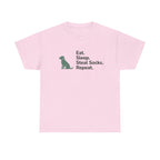 Eat Sleep Steal Socks Dog Lover T-Shirt