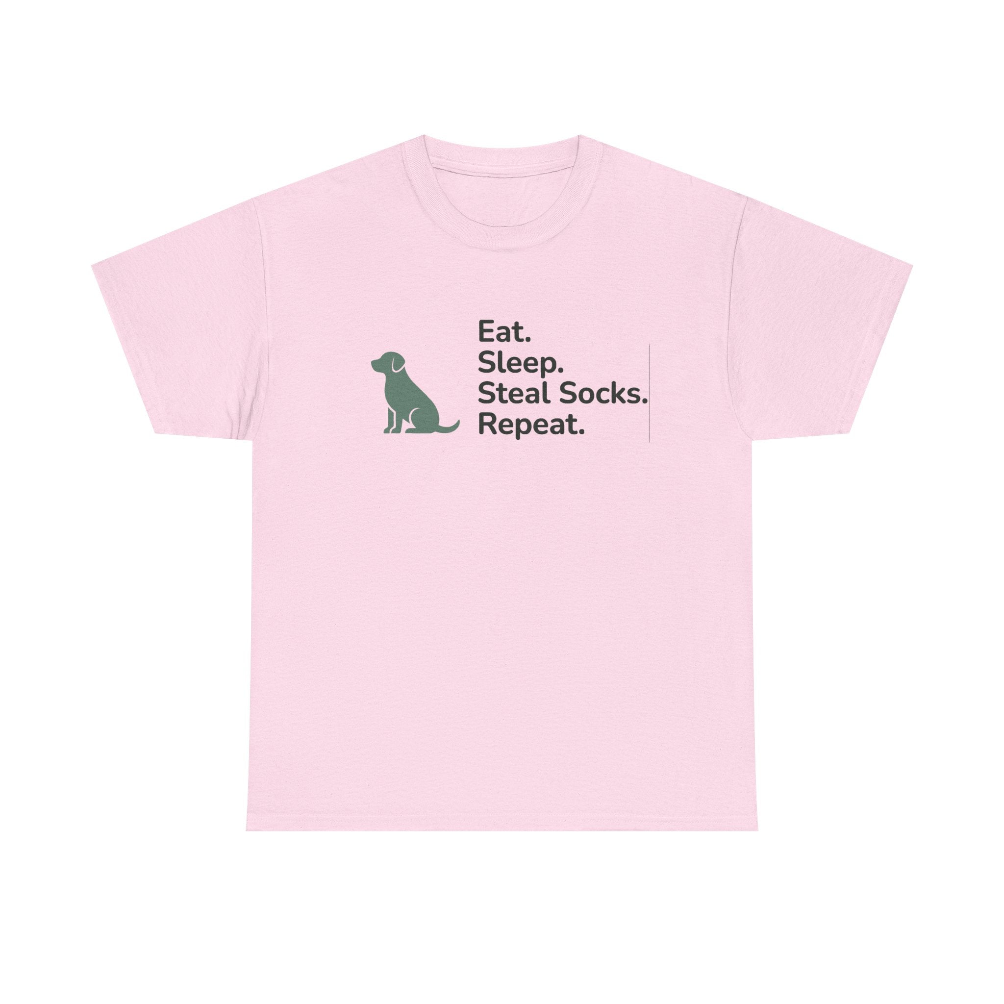 Eat Sleep Steal Socks Dog Lover T-Shirt