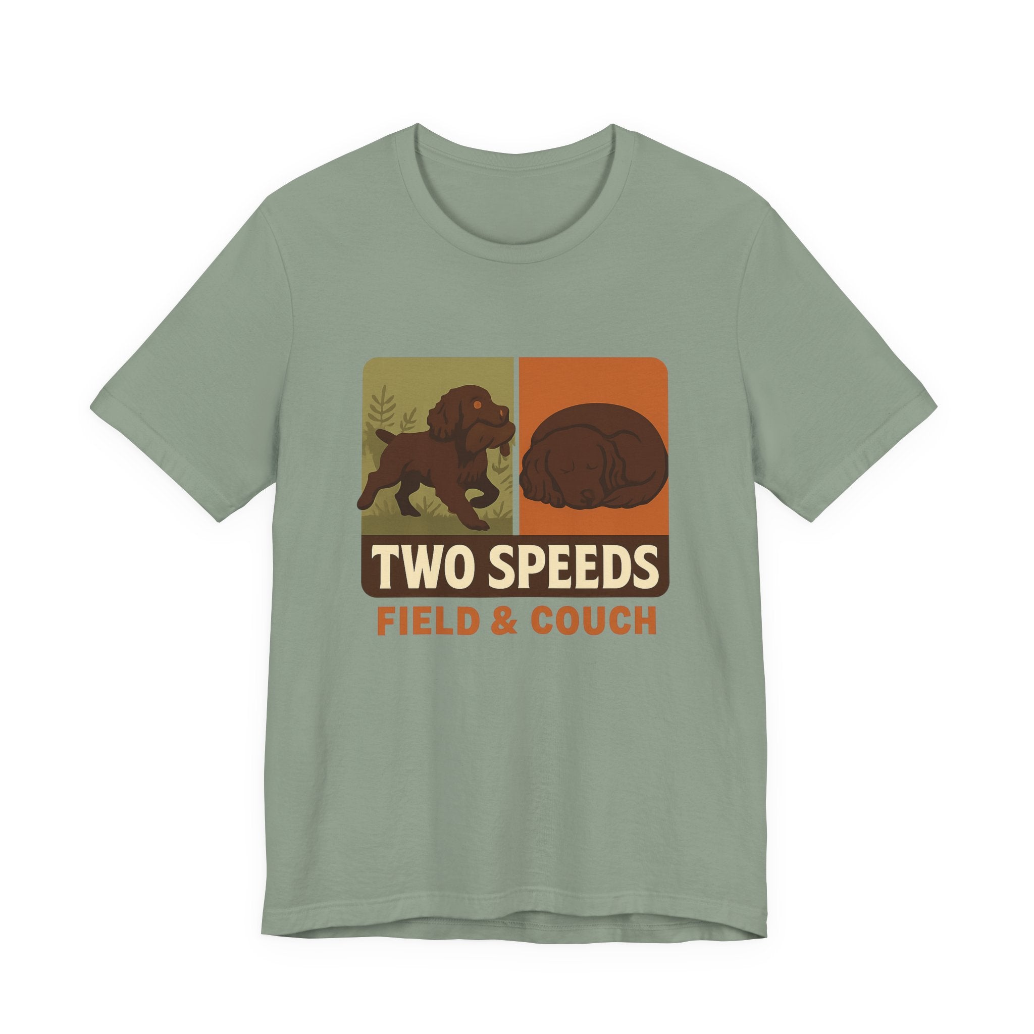 Boykin Spaniel Two Speeds Field and Couch Tee