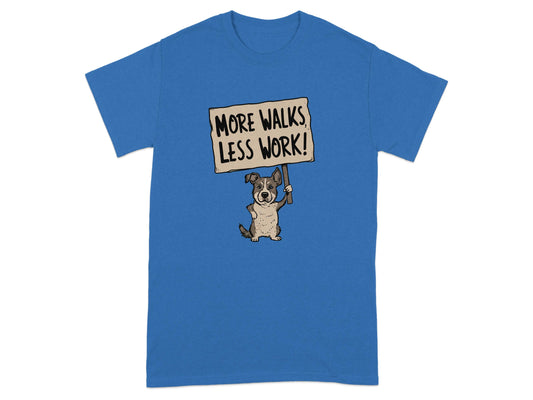 More Walks Less Work Graphic T-Shirt product
