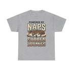 Powered By Naps & Zoomies Greyhound T-Shirt