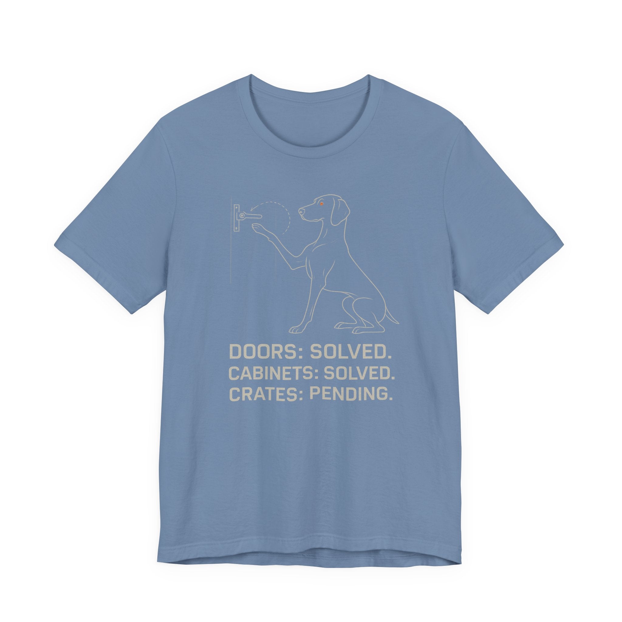Weimaraner Doors Solved Tee