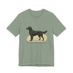 The Flat-Coated Retriever Field Guide Tee