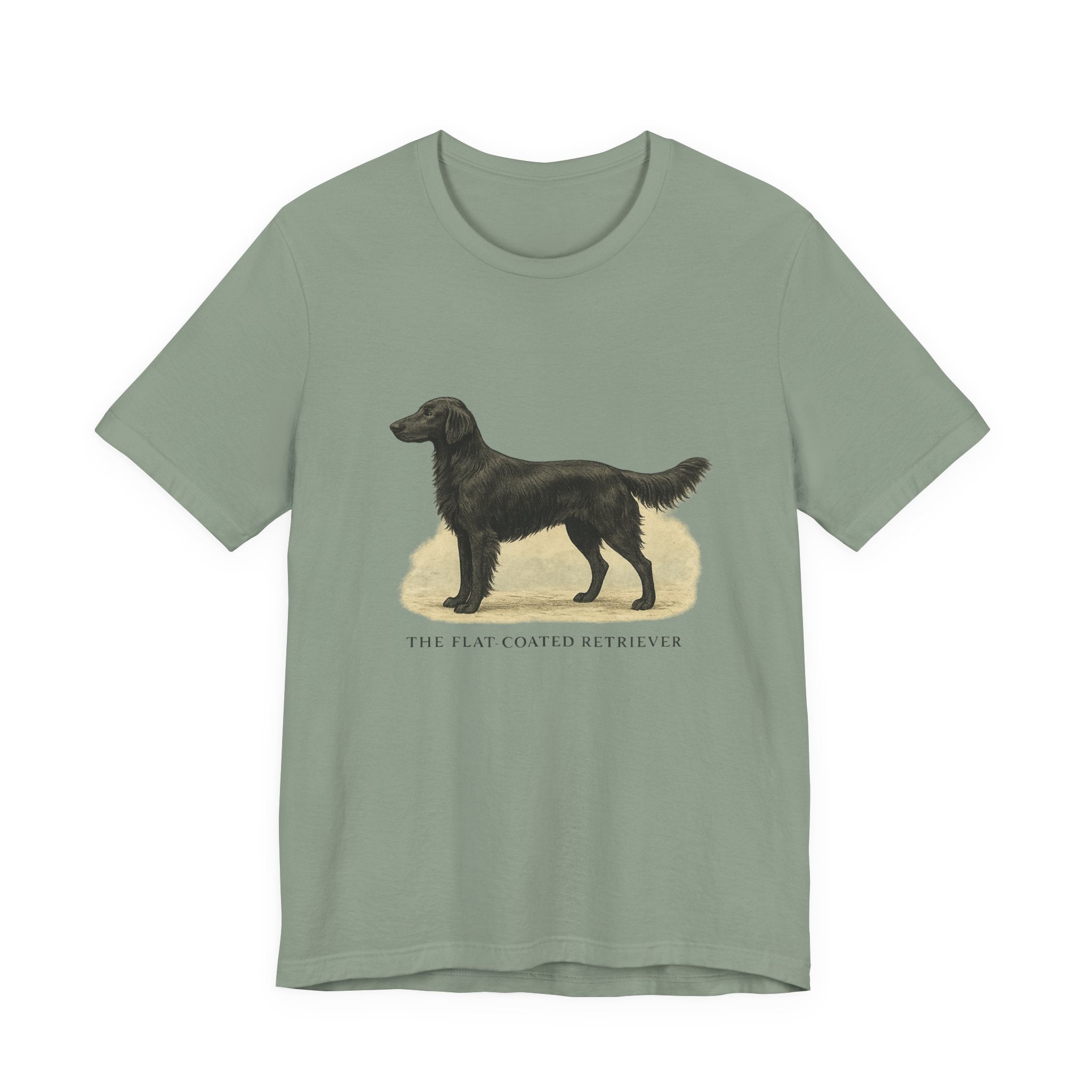 The Flat-Coated Retriever Field Guide Tee