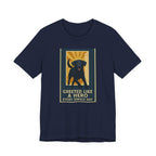 Black Lab Greeted Like a Hero Tee