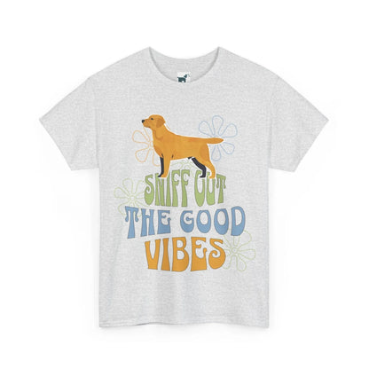 Sniff out the Good Vibes Yellow Lab T Shirt T-shirt