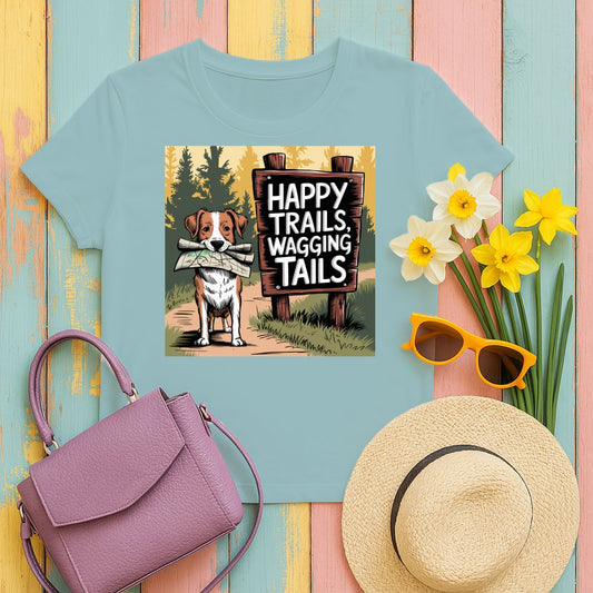 Happy Trails Wagging Tails Graphic Tee product type