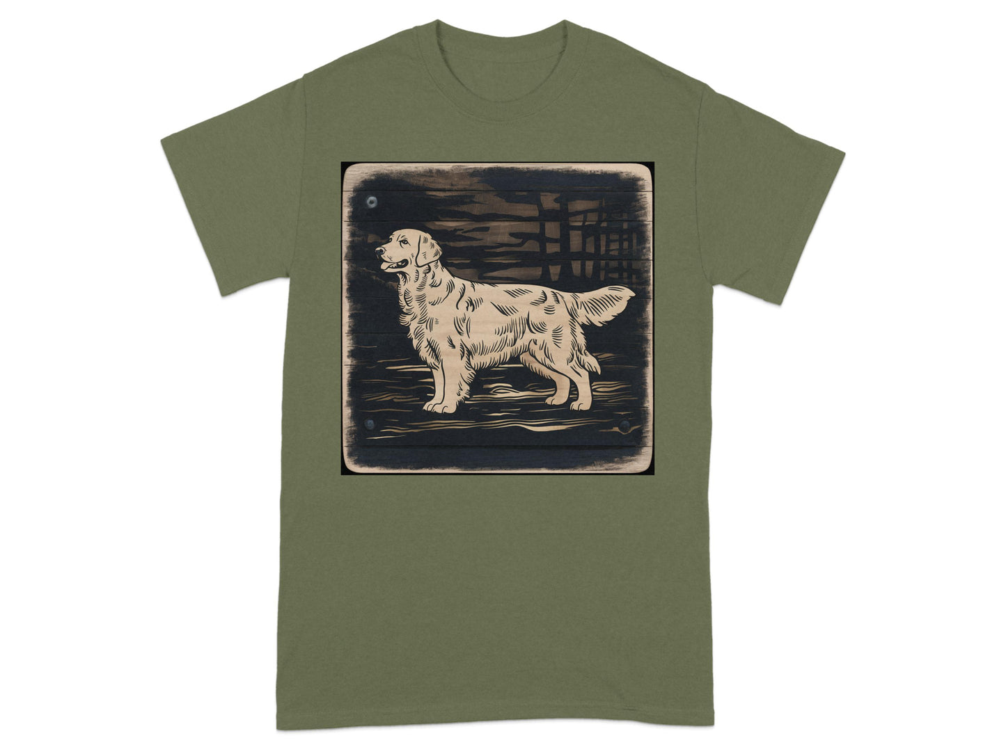 Golden Retriever Graphic Print Comfort Tee product