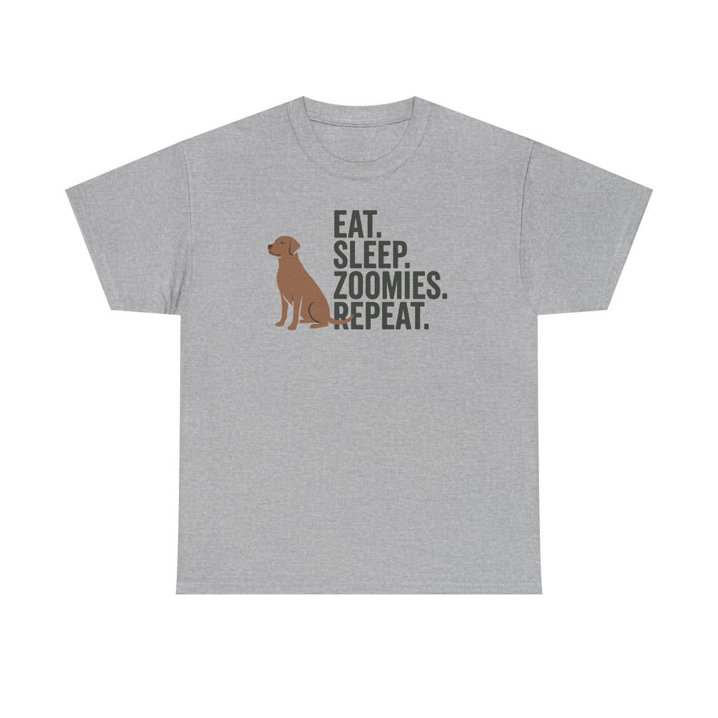 Eat Sleep Zoomies Repeat Dog T-Shirt