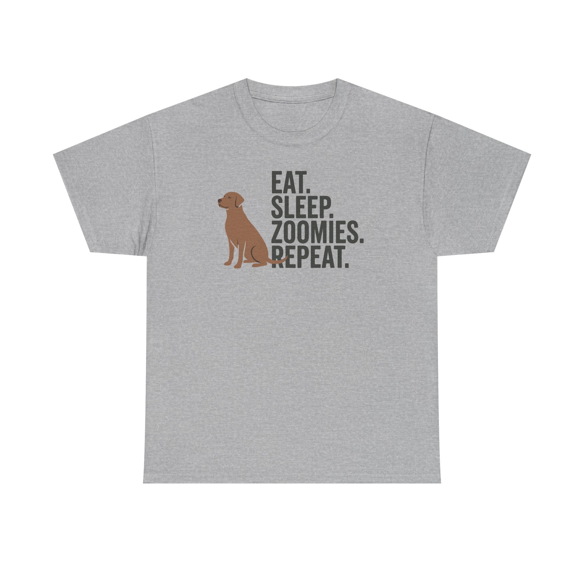 Eat Sleep Zoomies Repeat Dog T-Shirt
