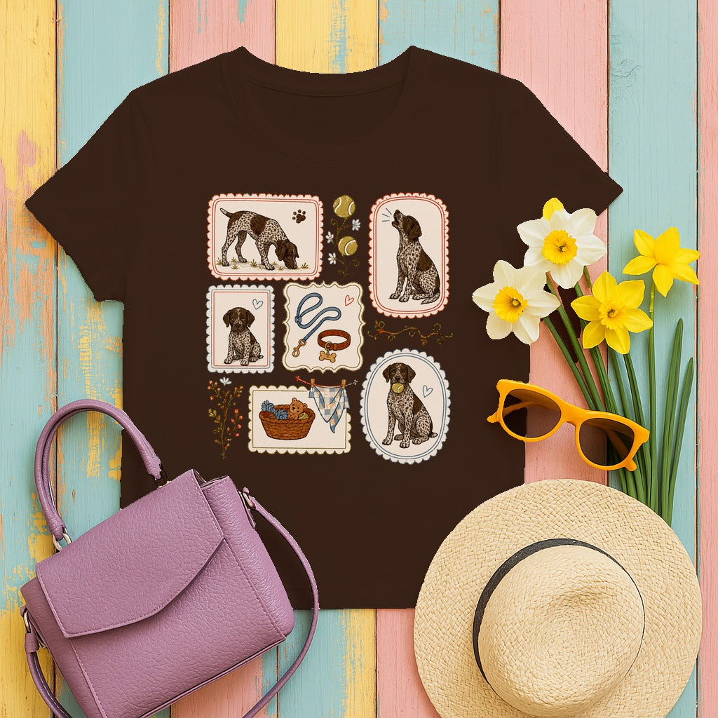 Heritage GSP T-Shirt in Dark Chocolate