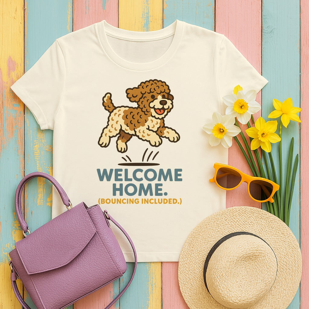 Lagotto Welcome Home Bouncing Tee in Natural