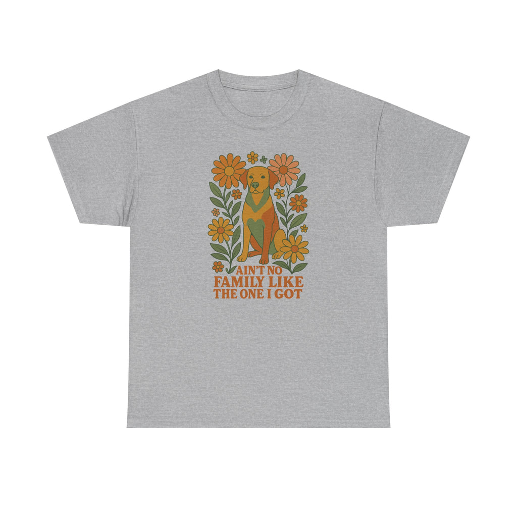 Ain't No Family Like The One I Got Vizsla Flowers t-shirt, view 2