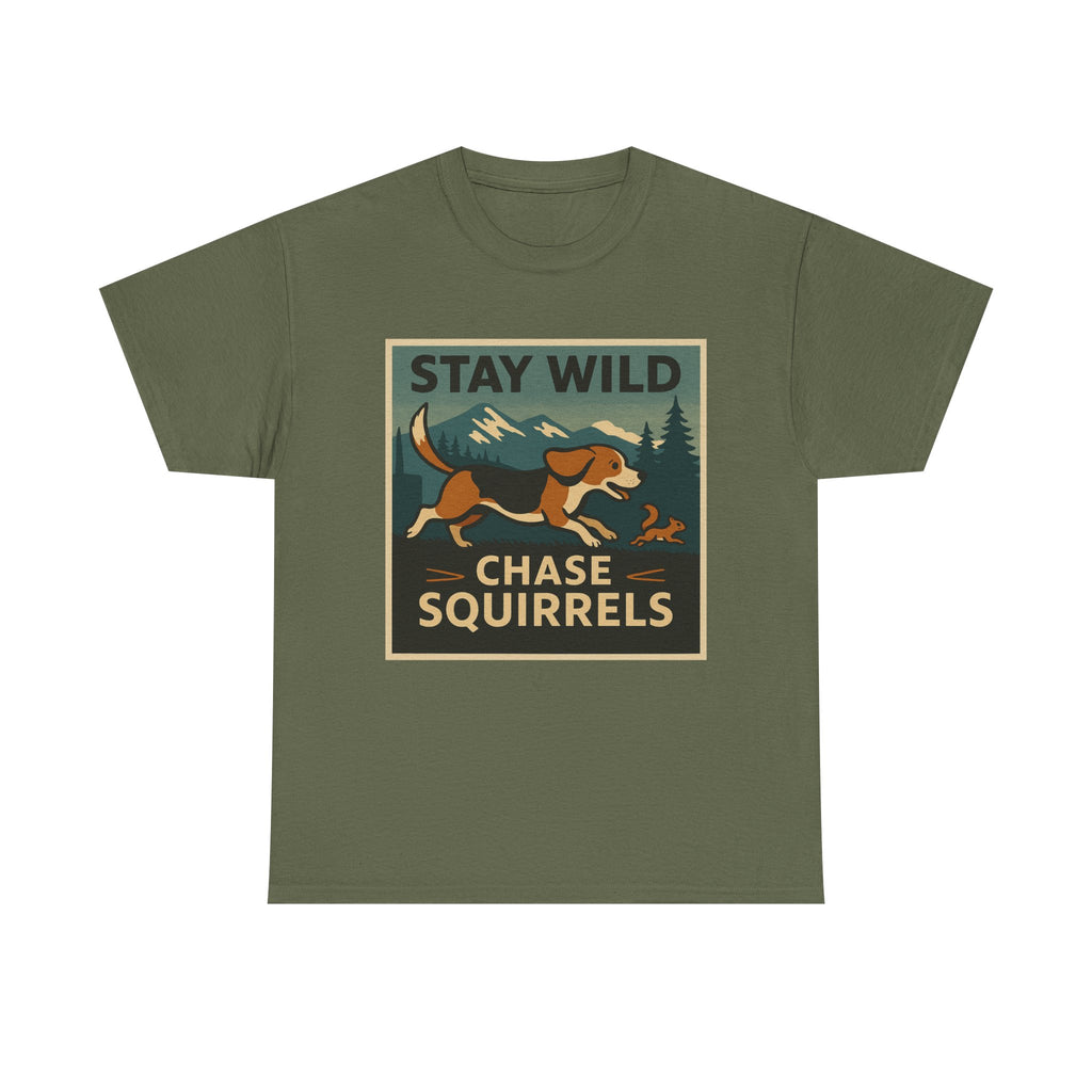 Stay Wild Running Beagle t-shirt, view 4