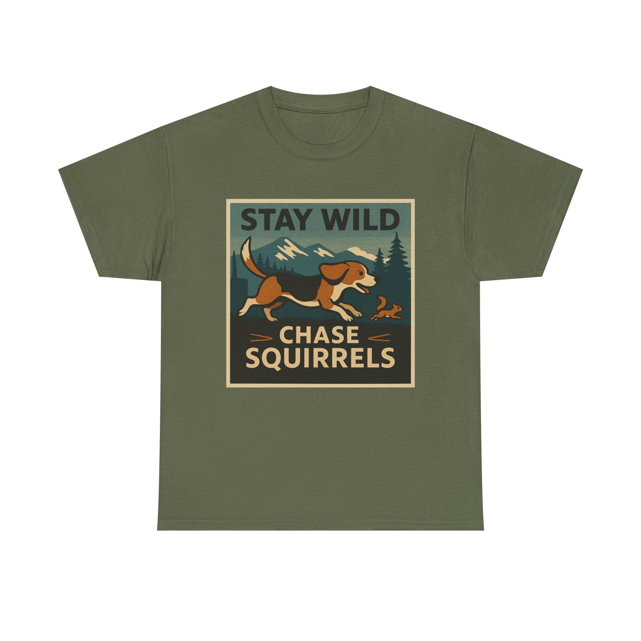 Stay Wild Running Beagle t-shirt, view 4