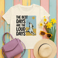 Loud Days Howler Beagle T-Shirt in Natural