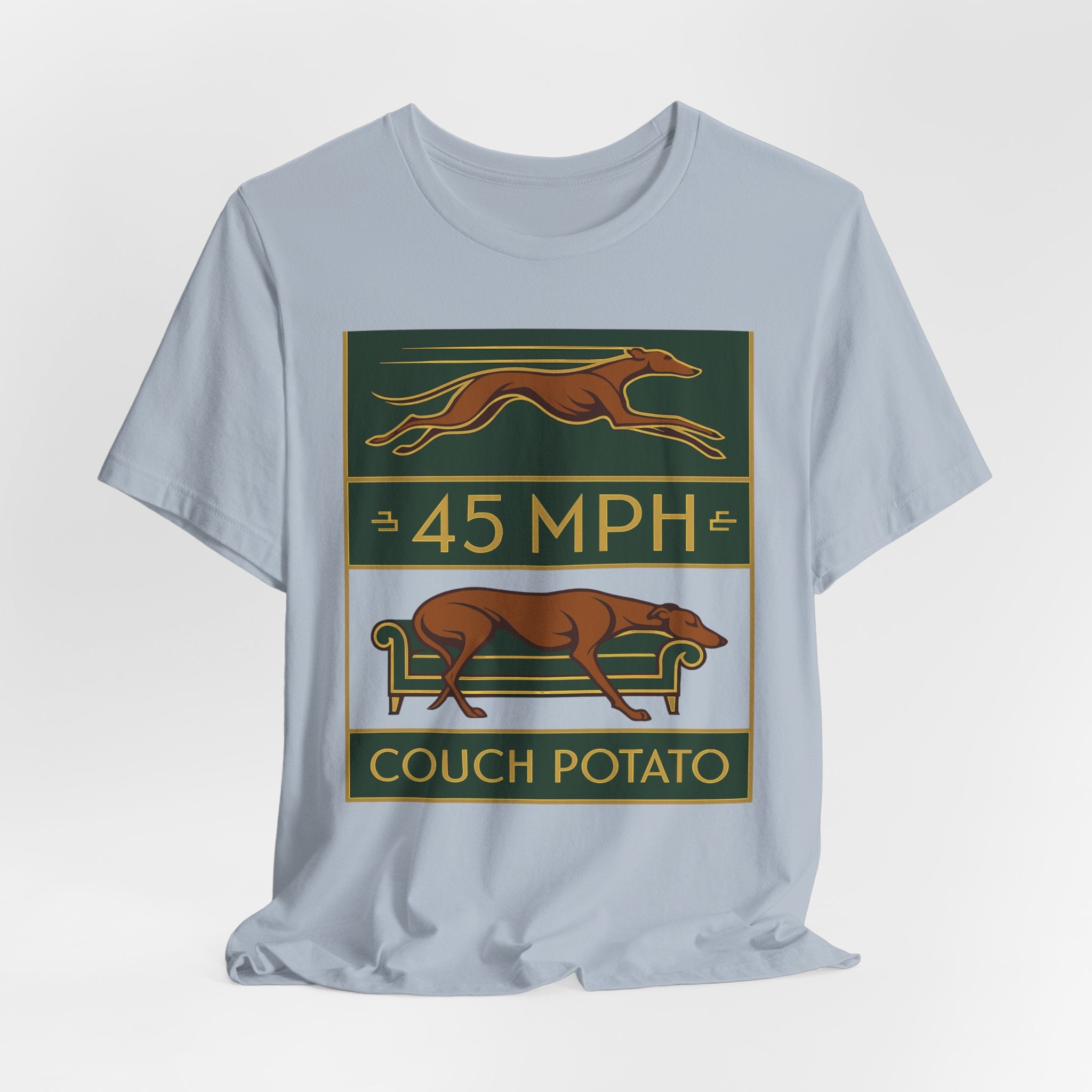 Greyhound 45 MPH Couch Potato Tee