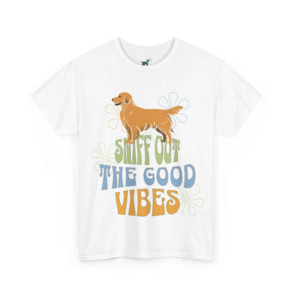 Sniff Out the Good Vibes Golden Retriever T Shirt T-shirt