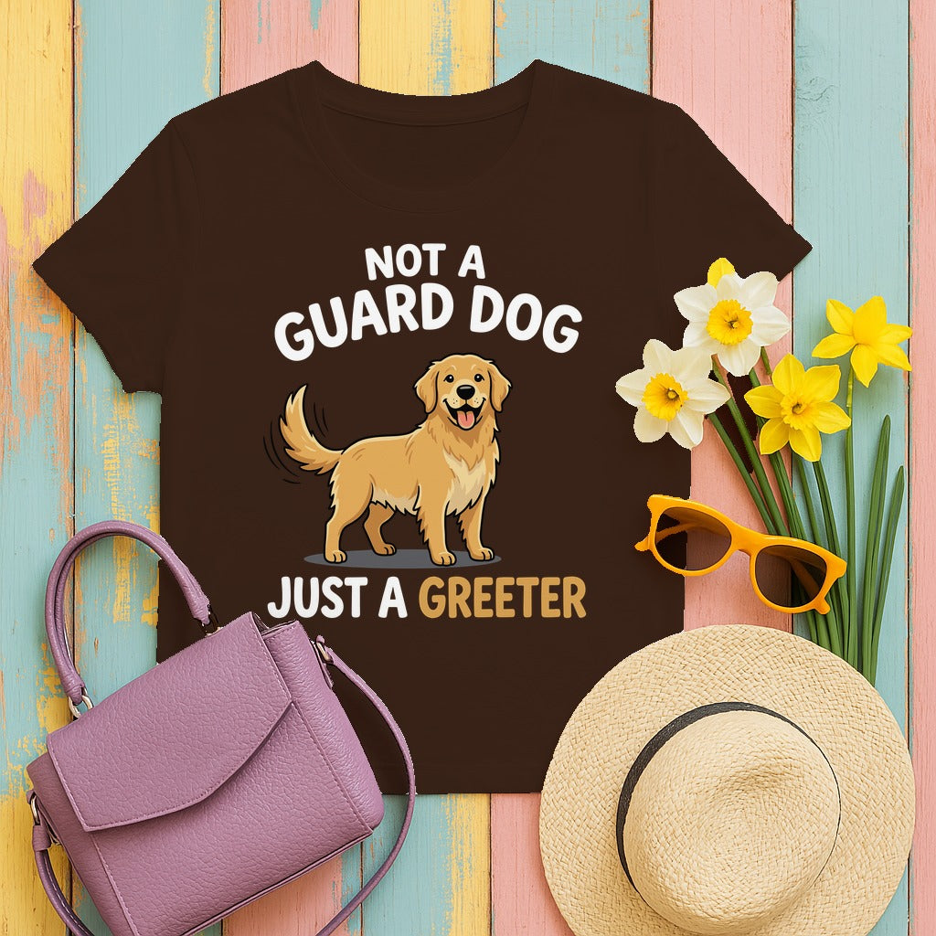 The Golden Greeter T-shirt in Dark Chocolate