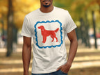 Vintage Dog Graphic White T-Shirt Unisex Casual Shirt