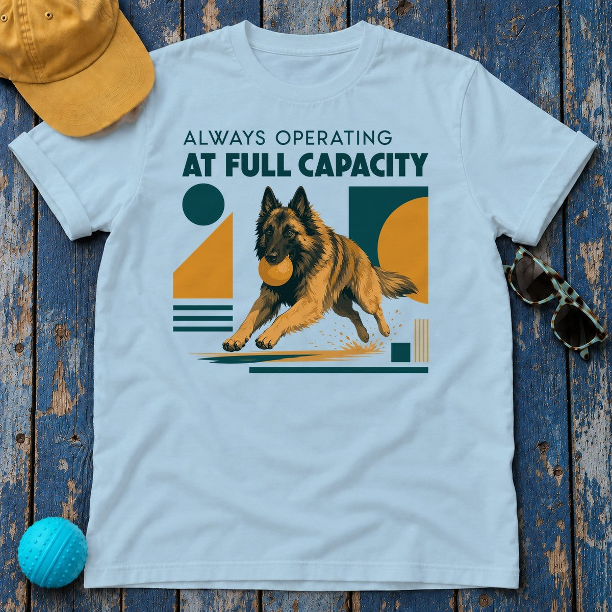 Always On Belgian Tervuren T-Shirt in Light Blue