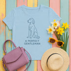 english setter monoline-setter tee flat lay hero