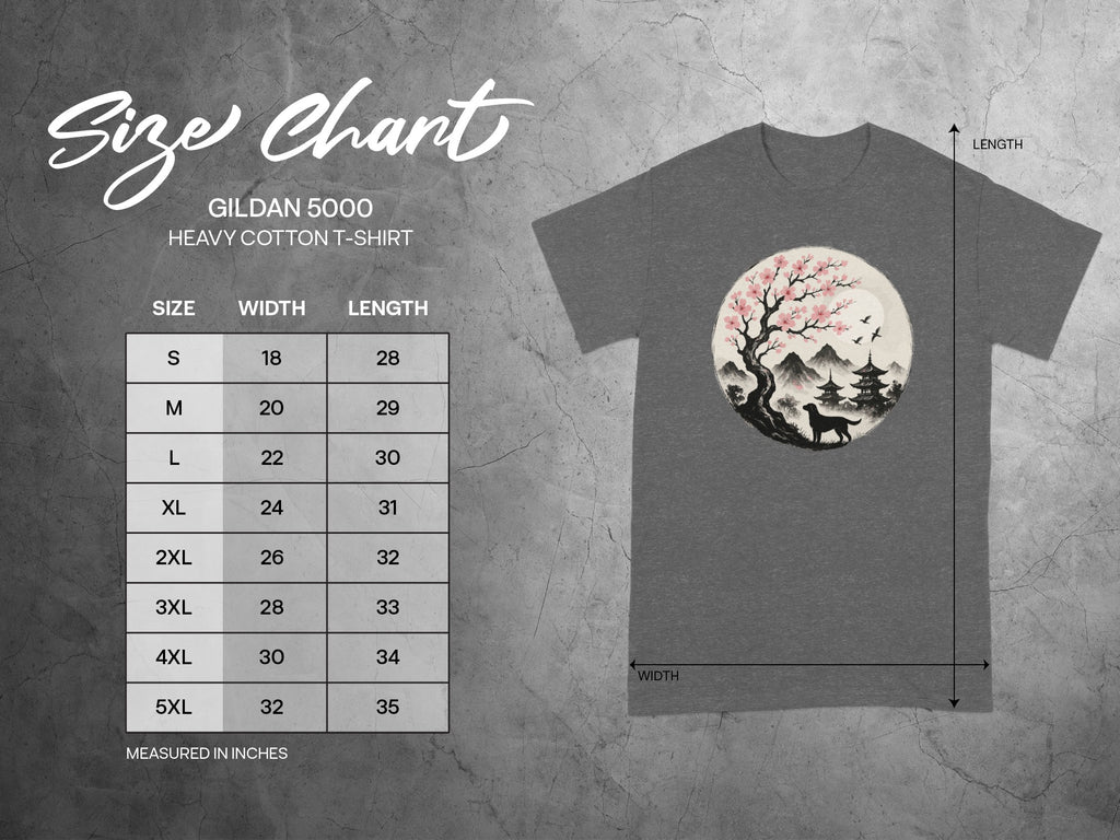 Grey Short Sleeve T-Shirt with Mountain and Deer Scene