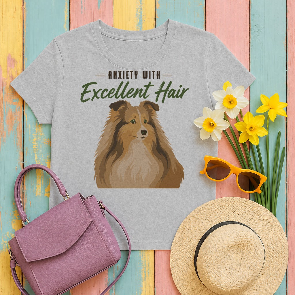 Sheltie Excellent Hair t-shirt