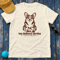 Toy Delivery Service Corgi T-Shirt in Natural