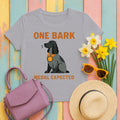 English Cocker One Bark Tee in Athletic Heather