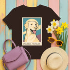 Endless Hunger Yellow Lab T-Shirt Dark Chocolate T-shirt