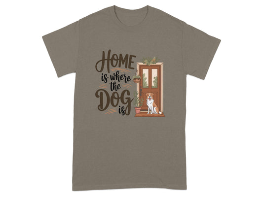 Home Is Where the Dog Is Graphic T-Shirt product type