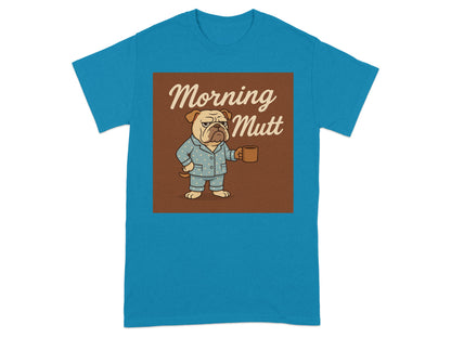 Morning Mutt Bulldog Pajamas Graphic T-Shirt product
