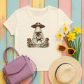 Cosmic Canine Desert Daze Pug T-Shirt in Natural