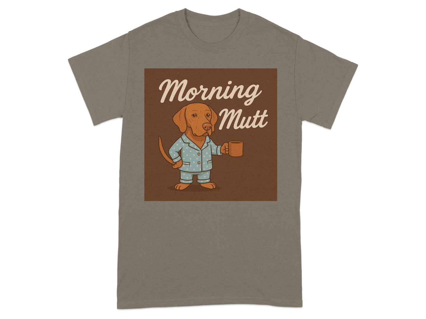 Morning Mutt Illustration Graphic T-Shirt product type