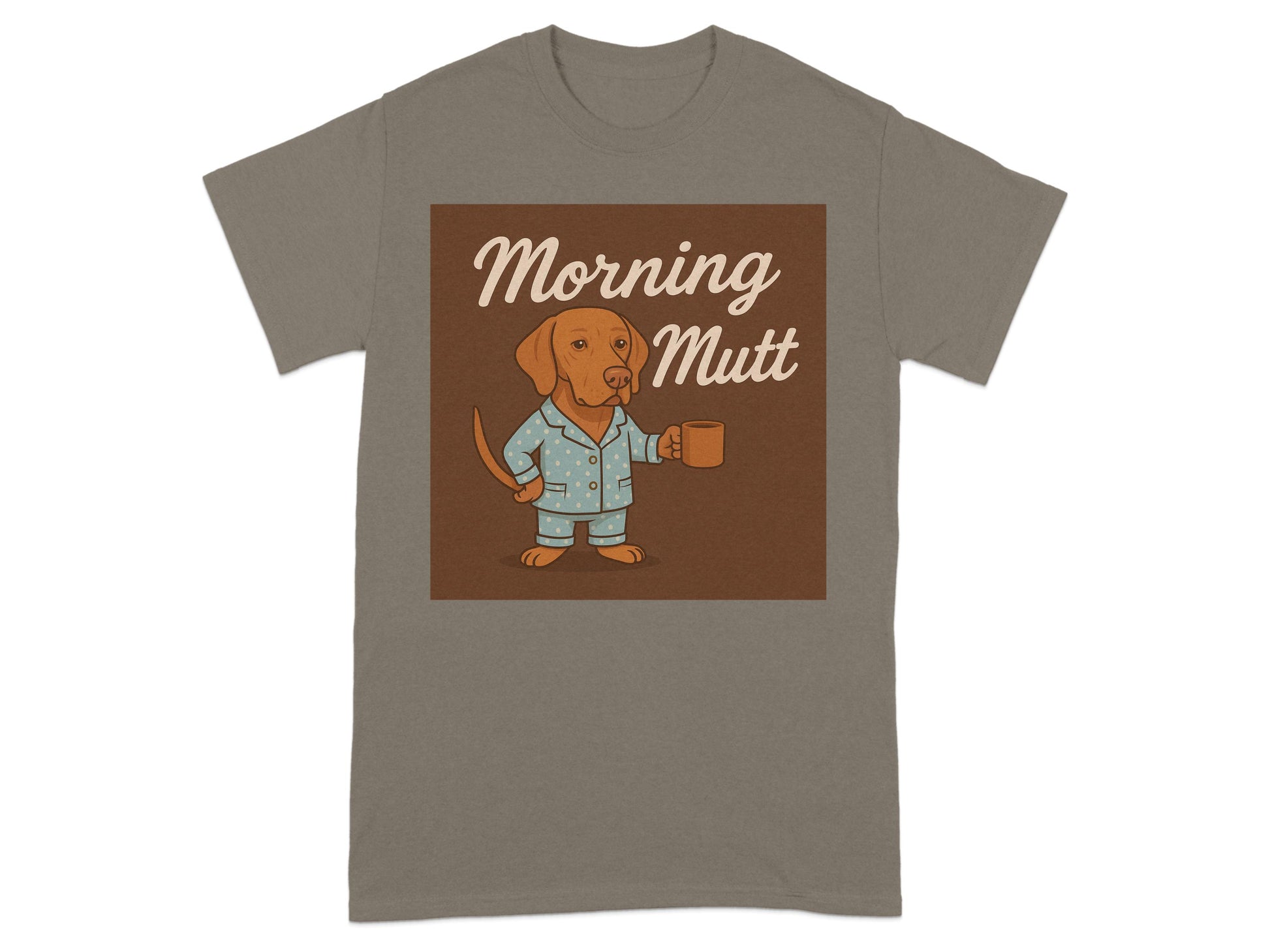 Morning Mutt Illustration Graphic T-Shirt product type