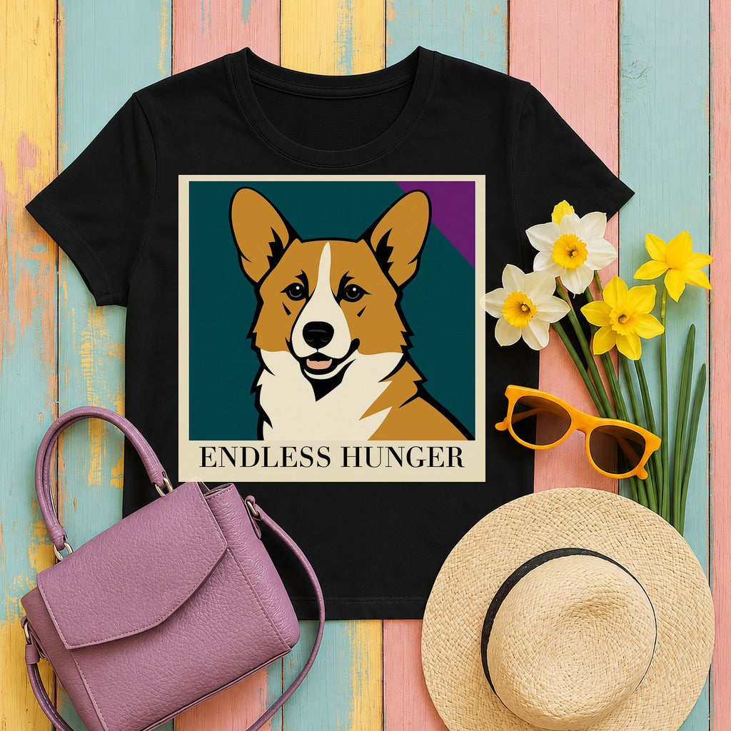 The Corgi Hunger Statement t-shirt