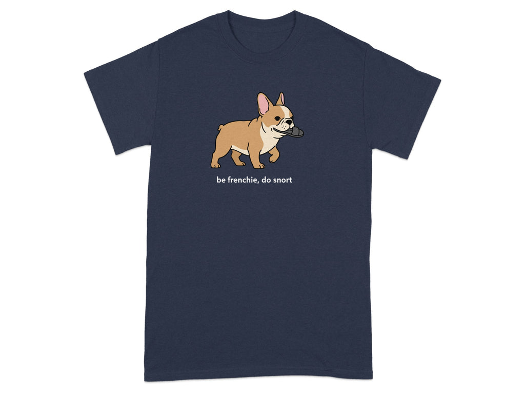 Cute Cartoon French Bulldog Snort Shirt for Dog Lovers