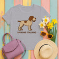 Spinone Italiano Breed Portrait Tee in Athletic Heather
