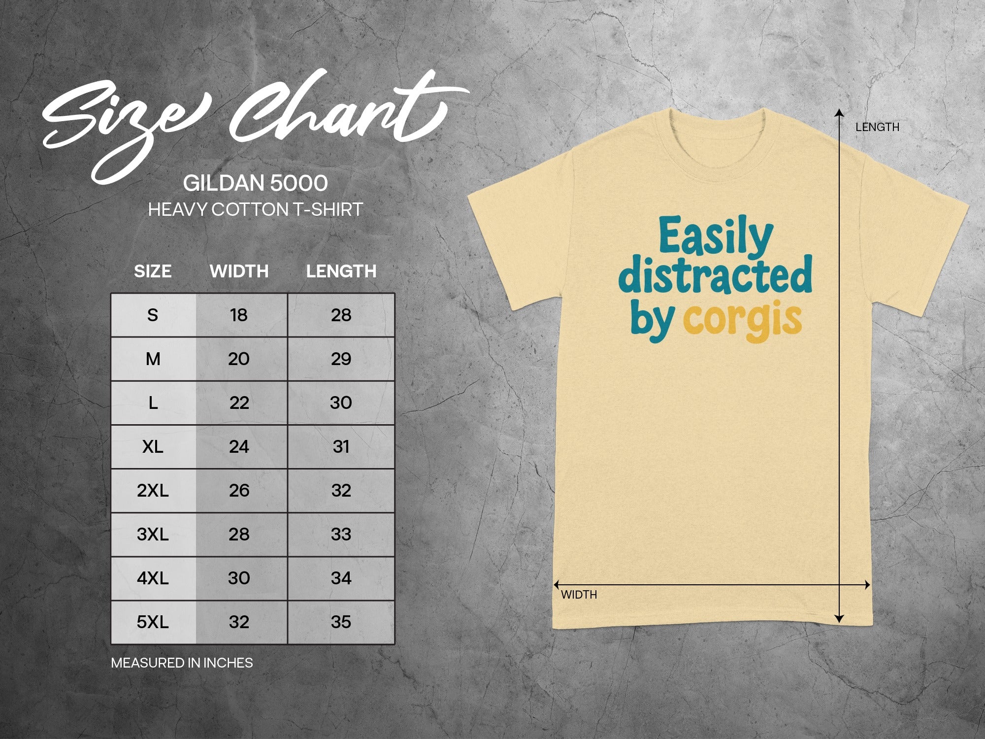 Easily Distracted By Corgis T-Shirt Fun Dog Lover Tee