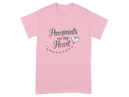 Pawprints on My Heart Graphic T-Shirt product type