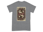 Queen of Hearts playing card with an Italian Greyhound illustration.