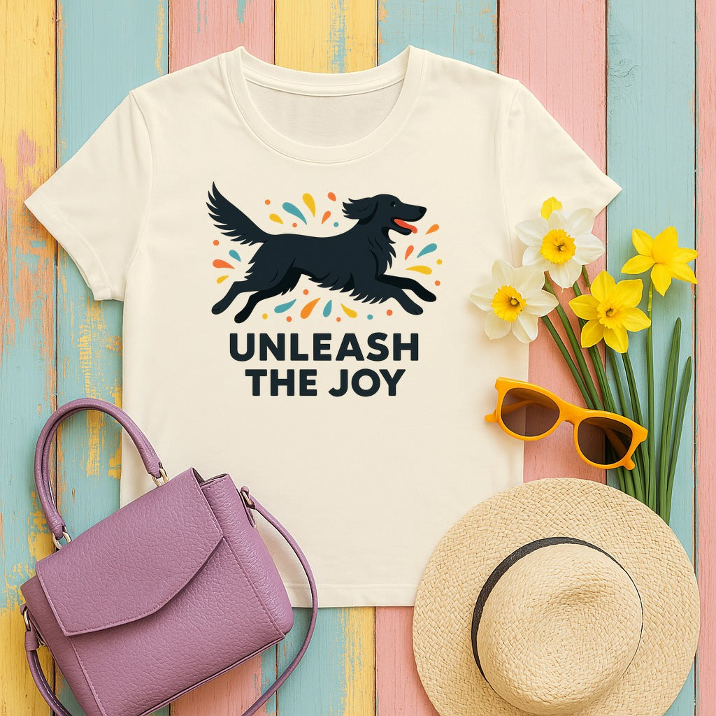Flat-Coat Unleash the Joy Tee in Natural