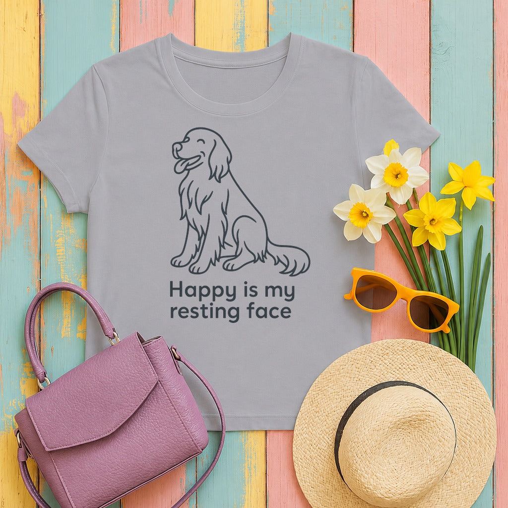 gordon-setter happy-resting tee flat lay hero v8