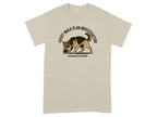 T-shirt with German Shepherd graphic and text "EVERY WALK IS AN INVESTIGATION".