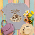 Wirehaired Pointing Griffon Book Club Interrupted T-shirt in Athletic Heather