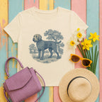 wpg toile-de-jouy-pointer tee flat lay hero v8