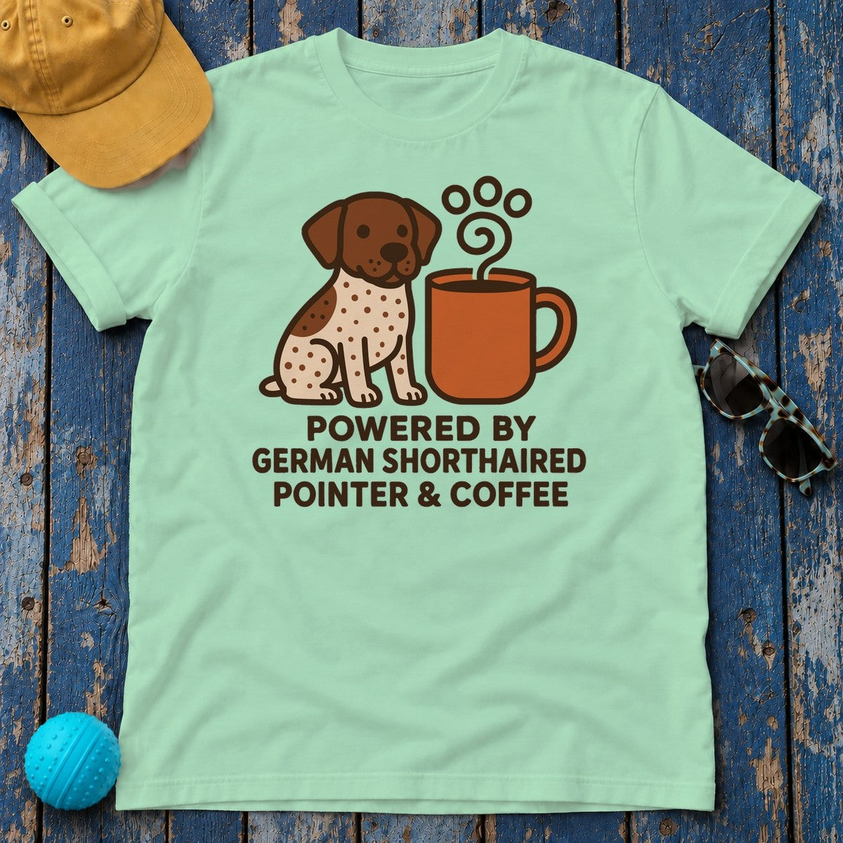 GSP Coffee Ritual Graphic T-Shirt in Mint Green