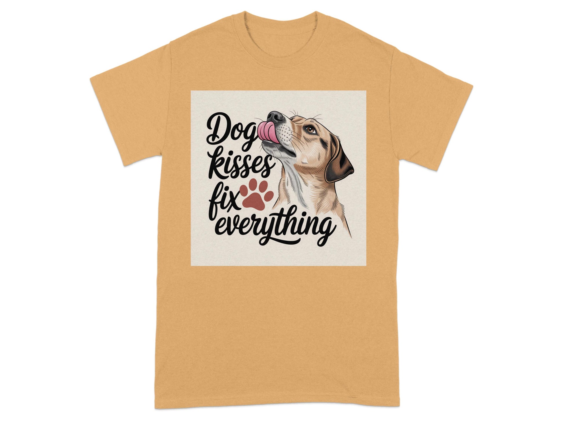 Dog Kisses Fix Everything Funny Tee product